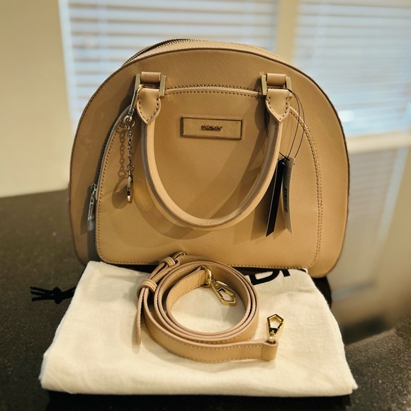 Dkny Bags Nwt Dkny Saffiano Leather Dome Bag Poshmark